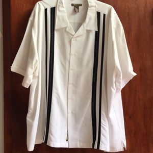 Big and Tall men’s dress camp shirt